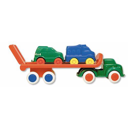 Le transporteur viking toys, avec 2 voitures. l. 31 cm thumbnail image 1