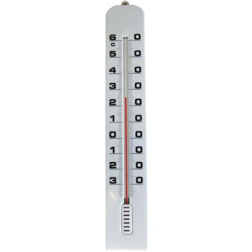 Thermomètre à alcool 40x6 cm plastique thumbnail image 1