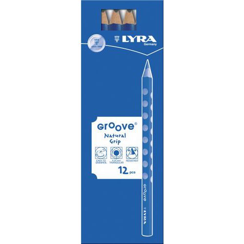 Crayon graphite Lyra Groove Maxi (Etui de 12) thumbnail image 1