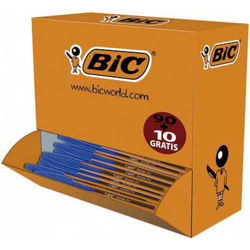 Stylo Bille Pointe Fine Bic - Bleu