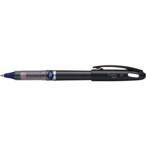 Stylo roller Energel tradio rechargeable corps noir pointe 0.7 mm - bleu thumbnail image 1
