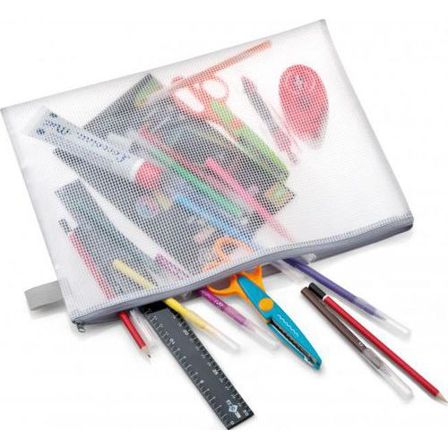 Pochette Zippée Pvc 22x29 Cm