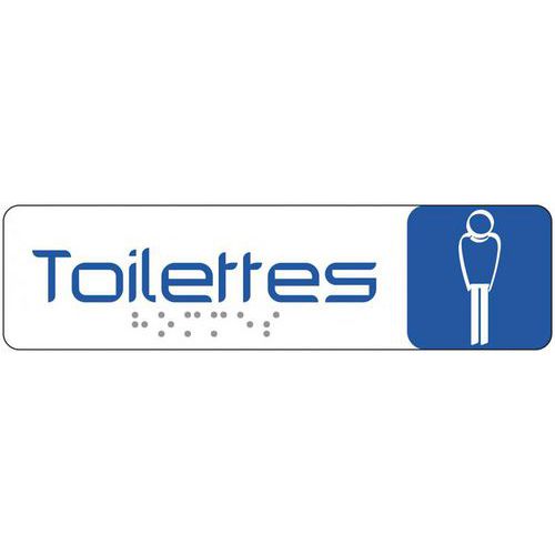 Lot 3 plaques toilettes : femmes, hommes, handicapés thumbnail image 1