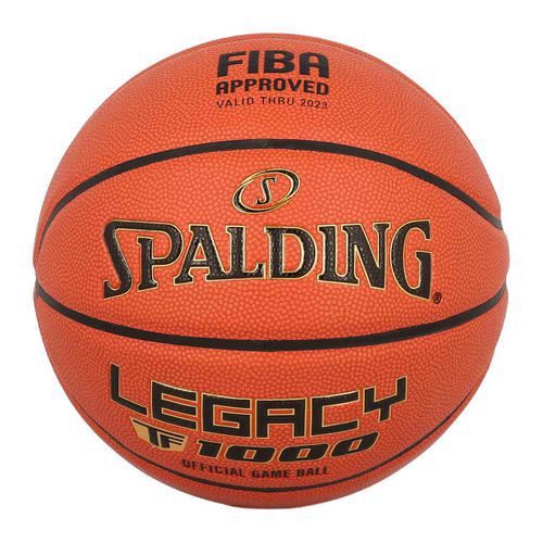 Spalding - Ballon de basket TF1000 Legacy - Taille 7 - Composite - Certifié FIBA - Idéal salle
