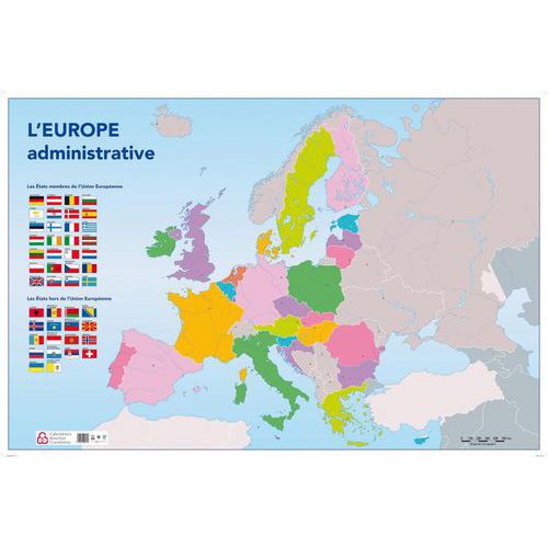Carte muette Europe administrative thumbnail image 1