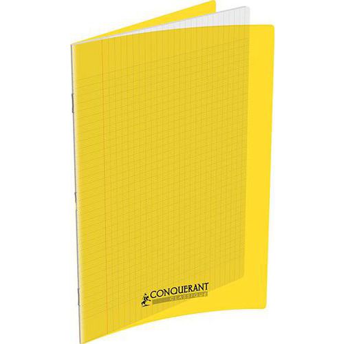 Cahier polypropylène 90 g 140 pages seyes 24x32 cm - jaune thumbnail image 1