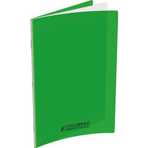 Cahier polypropylène 90 g 140 pages seyes 24x32 cm - vert thumbnail image 1