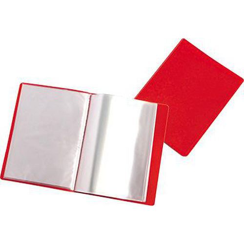 Reliure Plastique 20 Volets A4 - Rouge