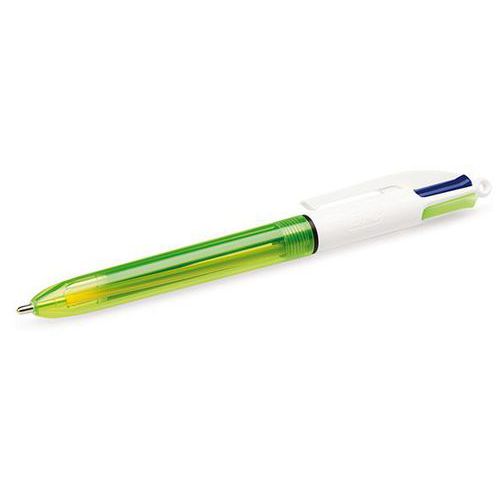 Stylo 4 Couleurs Fluo Bic