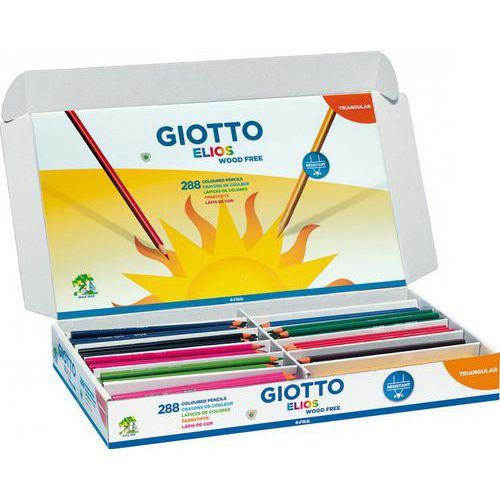 Schoolpack 288 crayons 18 cm Elios Omyacolor Giotto thumbnail image 1