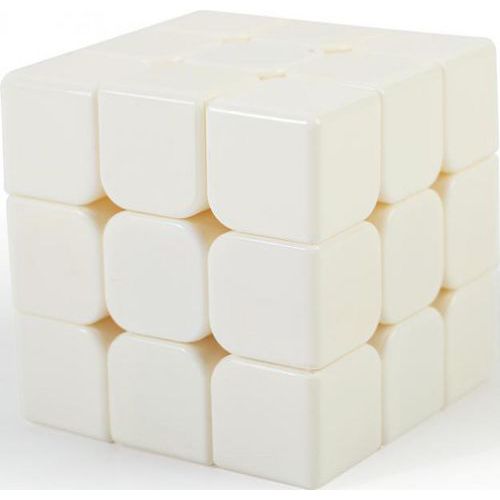 Cube magique à décorer en plastique blanc 5.5 cm thumbnail image 1