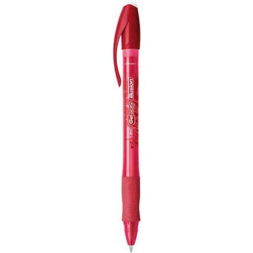 Stylo roller gel Gelocity Illusion BIC -  Rouge thumbnail image 1