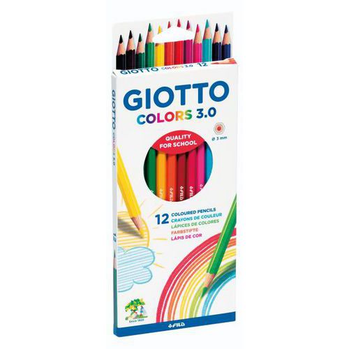 Etui 12 crayons GIOTTO COLORS 3.0 thumbnail image 1