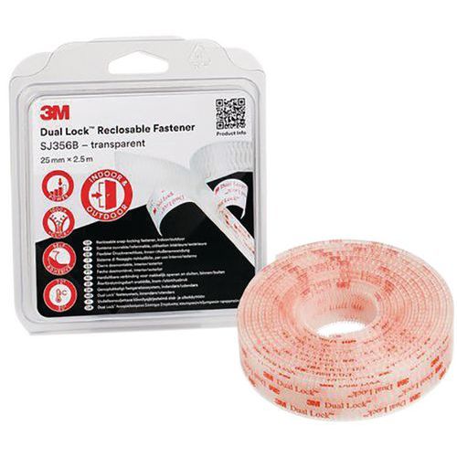 3m 1 Ruban Ouvrable-refermable Dual-lock - 3m 3M