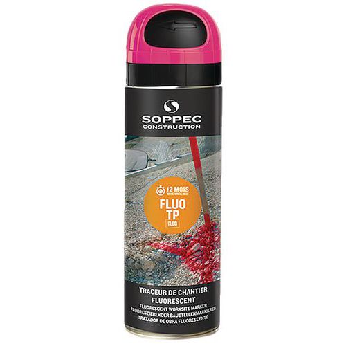 Traceur De Chantier Premium - Fluo Tp Cerise - Soppec