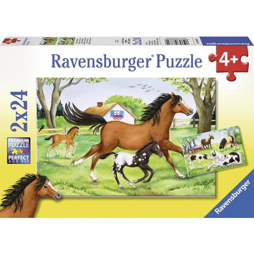 Lot de 2 puzzles 'Les chevaux' thumbnail image 1