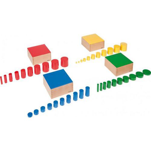 Montessori Cylindres des couleurs thumbnail image 1