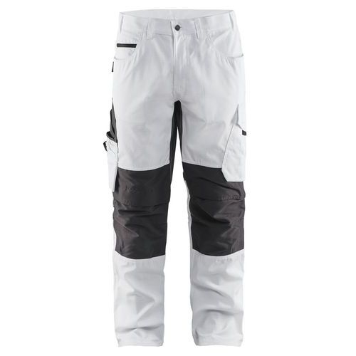 Pantalon De Peintre Blaklader X1500 – Taille C60 – 100% Coton – Poches Genouillères, Passants Outils - 9