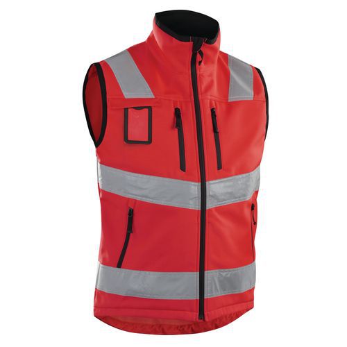 gilet rouge fluo