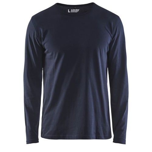 Blaklader - T-shirt manches longues homme 150g/m² coton bleu foncé XXL