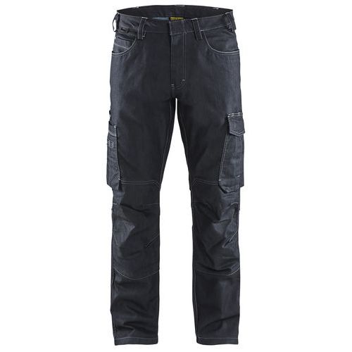 Pantalon De Travail Services Denim Stretch 2d Marine Taille 40l