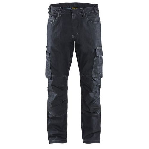 Pantalon De Travail Services Denim Stretch 2d Marine Taille 38