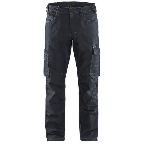 Pantalon De Travail Services Denim Stretch 2d Marine Taille 40