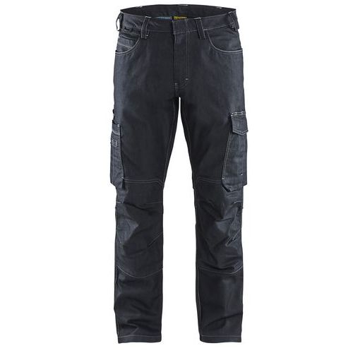 Pantalon De Travail Services Denim Stretch 2d Marine Taille 42