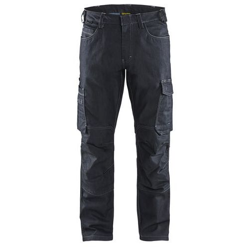 Pantalon De Travail Services Denim Stretch 2d Marine Taille 40c