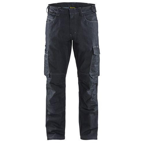 Pantalon De Travail Services Denim Stretch 2d Marine Taille 42c