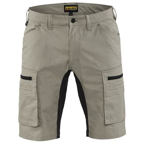 Short Services Stretch Beige/noir Taille 38