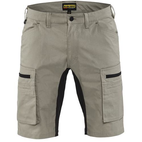 Short Services Stretch Beige/noir Taille 42