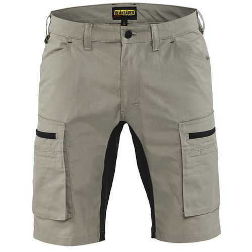 Short Services Stretch Beige/noir Taille 48