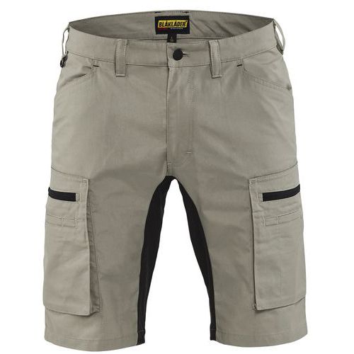 Short Services Stretch Beige/noir Taille 50
