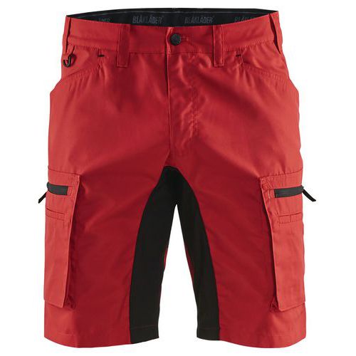 Short Services Stretch Rouge/noir Taille 38