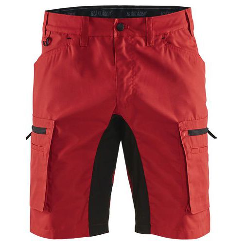 Short Services Stretch Rouge/noir Taille 40