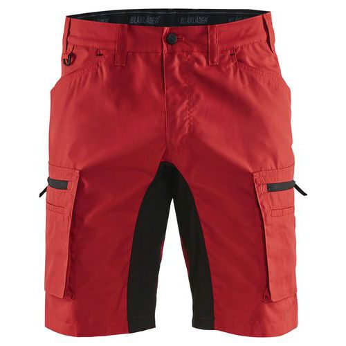 Short Services Stretch Rouge/noir Taille 56