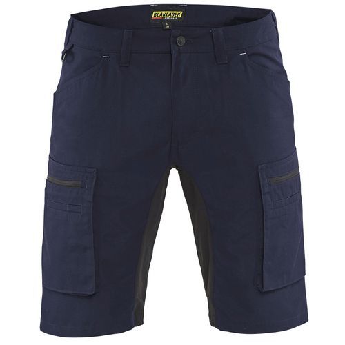 Short Services Stretch Marine/noir Taille 38