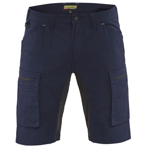 Short Services Stretch Marine/noir Taille 42