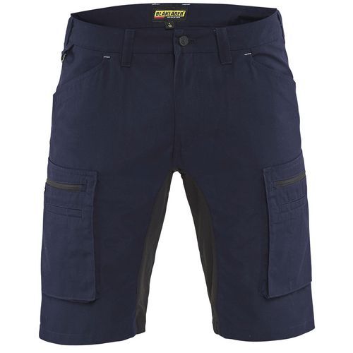 Short Services Stretch Marine/noir Taille 44