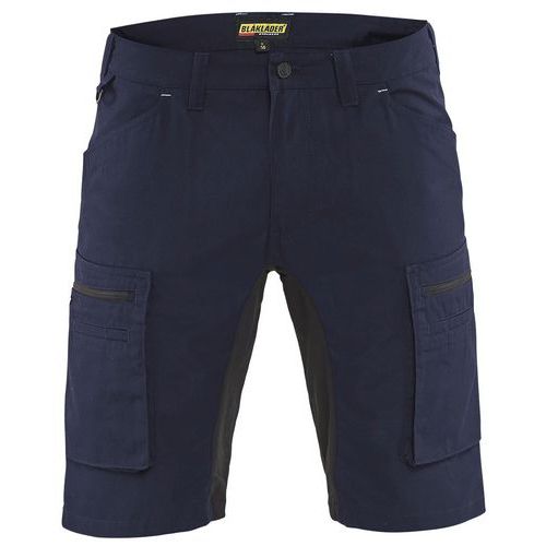 Short Services Stretch Marine/noir Taille 48