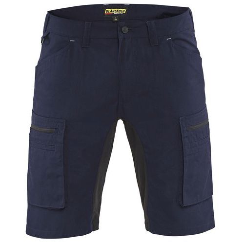 Short Services Stretch Marine/noir Taille 50