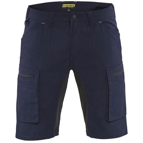 Short Services Stretch Marine/noir Taille 52