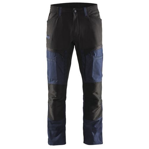 Pantalon De Travail Services Stretch Marine Foncé/noir Taille 42l