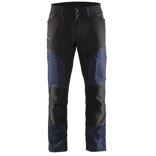 Pantalon De Travail Services Stretch Marine Foncé/noir Taille 44l