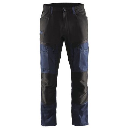 Pantalon De Travail Services Stretch Marine Foncé/noir Taille 50l