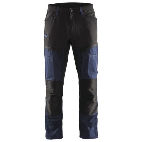 Pantalon De Travail Services Stretch Marine Foncé/noir Taille 44