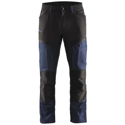 Pantalon De Travail Services Stretch Marine Foncé/noir Taille 50
