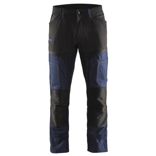 Pantalon De Travail Services Stretch Marine Foncé/noir Taille 52