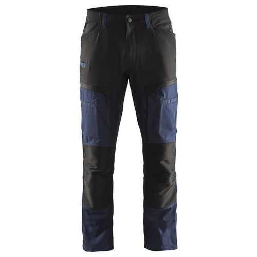 Pantalon De Travail Services Stretch Marine Foncé/noir Taille 46c